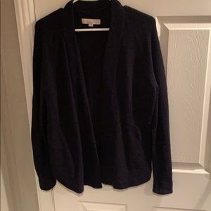 Loft navy cardigan